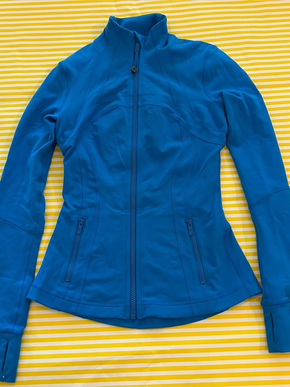 lululemon athletica Blue Full-Zip Utility Jacket